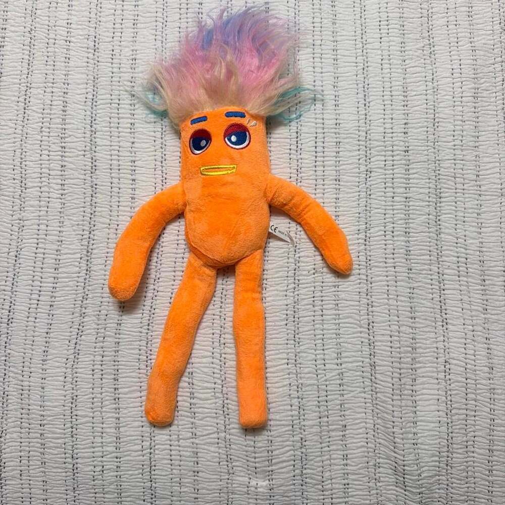 Punk Rock Kawaii Orange Plush Toy Belt Loop Accessory